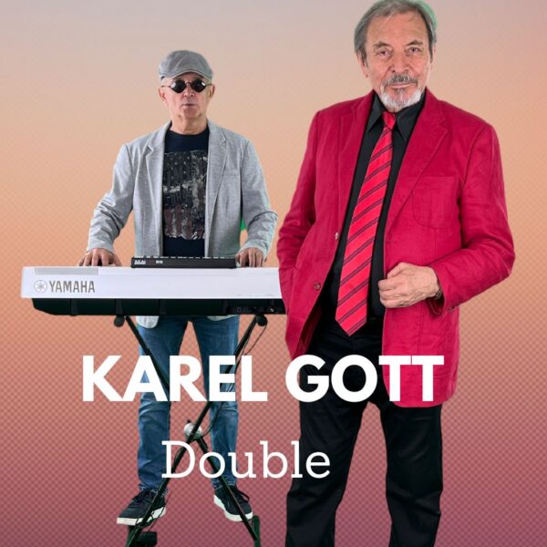 Karel Gott Double mit Keyboarder